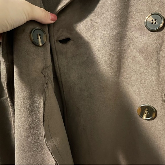 NEW Sincerely Jules Brown Suede Dress with Belt - size small - Picture 5 of 7